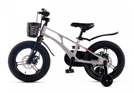Велосипед Детский Maxiscoo AIR Pro16'' Серый Жемчуг (2025) (MSC-A1645P)