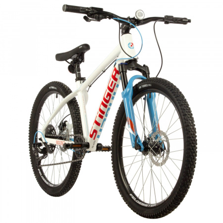 Велосипед STINGER 24'' MAGNET STD белый, алюминий, размер 14