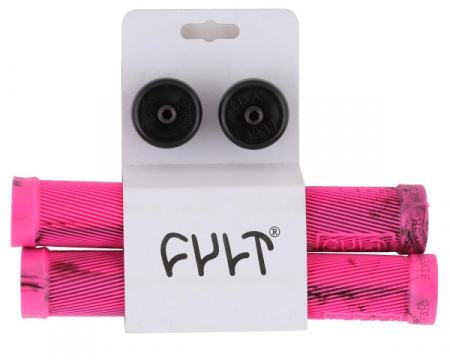 BMX Грипсы Cult Heaven's Gate Rose Pink Swirl (розовый / черный) арт: 05-GRP-BEG-RPNKSW