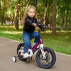 Детский Велосипед MAXISCOO ''Space'' Deluxe Plus 14'', Фиолетовый, С Дисковыми Тормозами (2022)