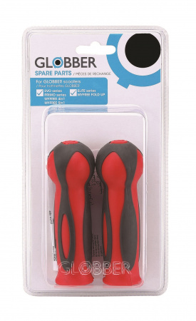 Грипсы Globber DUAL COLOR 2 HANDLE GRIPS, красный