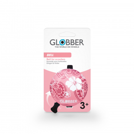 Звонок Globber BELL, пастельно-розовый