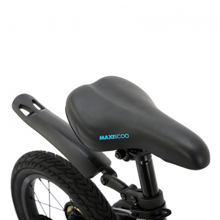 Детский Велосипед MAXISCOO  ''Air'' Standard Plus 14'', Черный Аметист, С Ручными Тормозами (2023)