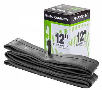 (760002 / LU081485) Велокамера 12''1/2x1.95''/2''1/4 автовентиль SEYOUN/STELS, в инд. упаковке