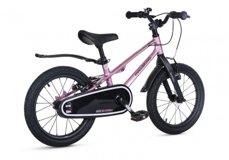 Велосипед Детский Maxiscoo SHARK Sport 16'' Розовый Жемчуг (2025)