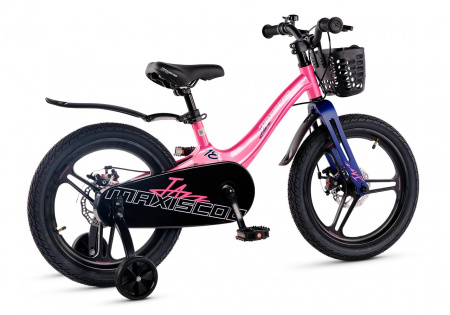 Велосипед Детский Maxiscoo JAZZ Pro 18'' Розовый Сапфир (2025)