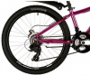 Велосипед NOVATRACK 24'' KATRINA алюм.рама 12'' розовый металлик, 21-скор, TY300/TS38/TZ21, диск.тор