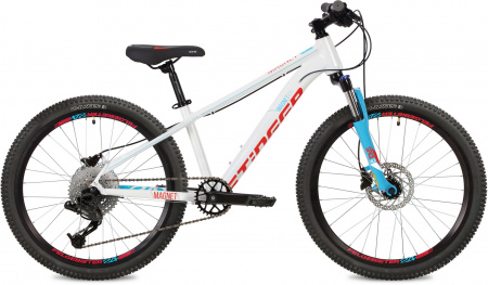 Велосипед STINGER 24'' MAGNET STD белый, алюминий, размер 14