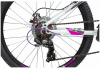 Велосипед NOVATRACK 24'' KATRINA, алюм.рама 12'' белый, 21-скор, TY300/TS38/TZ21, диск.тор.STG