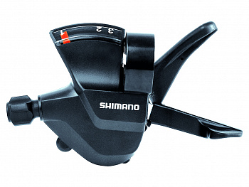 (590032 / KU110620) Шифтер триггерный SL-M315-L Altus SHIMANO левый 3 скоростей, с тросом 1800мм