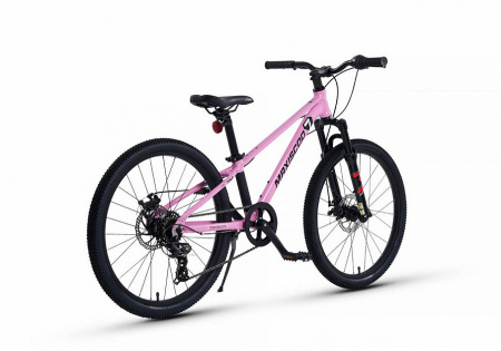Велосипед Детский Maxiscoo 7BIKE 24'' M300 Розовый (2024)