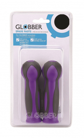Грипсы Globber DUAL COLOR 2 HANDLE GRIPS, фиолетовый
