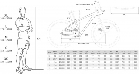 Велосипед Cyclision Corph 7 Tourney 29'' / 101 Красный-Черный , XL