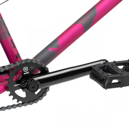 BMX Велосипед Kink Launch 20'' 2023 (серый / розовый) 20,25'' (серый / розовый) арт: K420PUR23