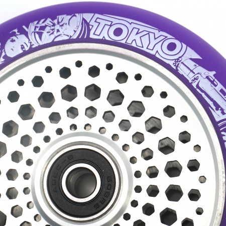 Колесо ''Tokyo fuss'' Dorikin wheel silver / purple
