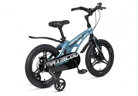 Велосипед Детский Maxiscoo COSMIC Deluxe 16'' Стальной Синий (2025) (MSC-C1644D)