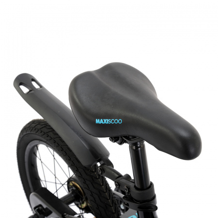 Детский Велосипед MAXISCOO  ''Air'' Standard Plus 16'', Черный Аметист, С Ручными Тормозами (2023)