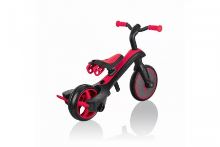 Трехколесный велосипед-беговел, GLOBBER TRIKE EXPLORER (2 IN 1), красный, (630-102)