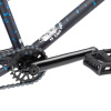 BMX Велосипед Kink Curb 20'' 2022 (черный / синие пятна) 20'' (черный / синие пятна) арт: K400BLU22