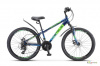 Велосипед STELS Navigator-400 MD 24'' (12'' Синий/ салатовый/ голубой), F010 (LU092747 / LU089244)