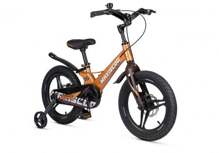 Велосипед Детский Maxiscoo SPACE Deluxe 16'' Оранжевый Топаз (2025) (MSC-S1644D)