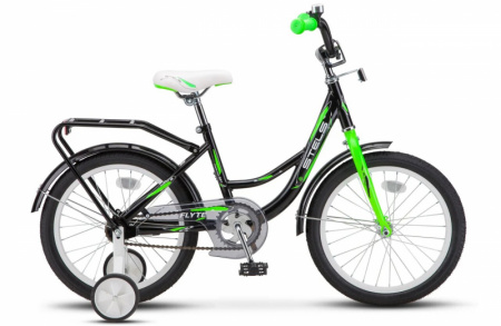 Велосипед STELS Flyte 16'' (11'' Чёрный/ салатовый) арт.Z011 (LU090454 / LU084471)