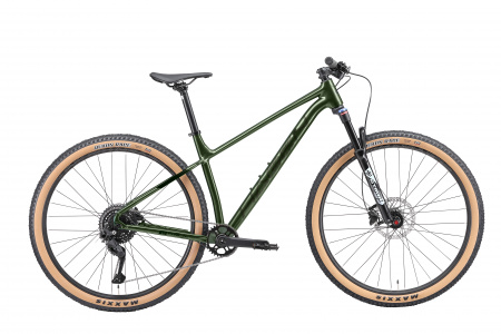 Велосипед HAGEN 5.9, 29'' 1x9  CUES 4000 GTMRK 368 HLO TA ось CUES 46 Зеленый металлик матовый,ML (18) (H25M59DG29ML)